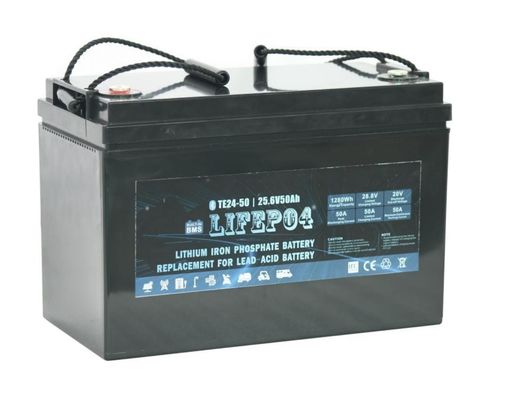 BMS 24V 12AH แบตเตอรี่ Lifepo4 แบบพกพาสำหรับพลังงานสำรอง