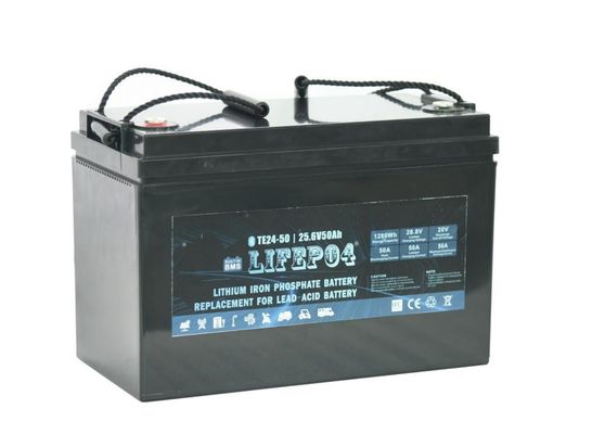 แบตเตอรี่ลิเธียมแบบพกพา 24v 50ah Lifepo4