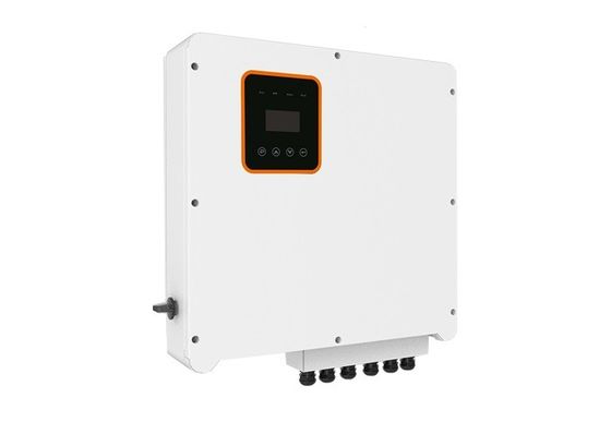 อินเวอร์เตอร์พลังงานแสงอาทิตย์แบบไฮบริดเฟสเดียว 10KW 400V MPPT ตัวควบคุมการประจุพลังงานแสงอาทิตย์