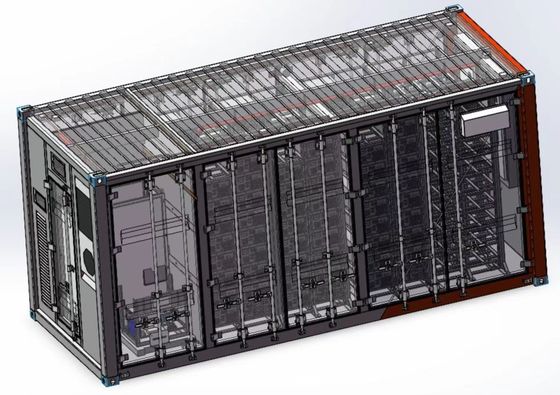 Lifepo4 51.2v BESS ระบบไฟฟ้า 500kw Energy Storage ESS