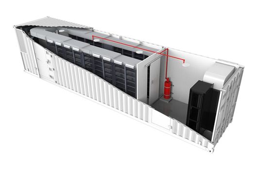 ระบบจัดเก็บพลังงานแบตเตอรี่ MWH BESS 500kwh ถึง 1.37 MWH ESS Battery Pack
