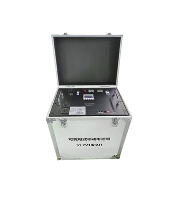แบตเตอรี่สำรองแบบพกพา 51.2v 100ah Cooper Emergency Battery Pack