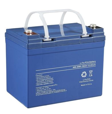LFP RV 12v 36ah แบตเตอรี่ 12.8v Rv แบตเตอรี่ลิเธียมสำหรับเครื่องใช้ในบ้าน